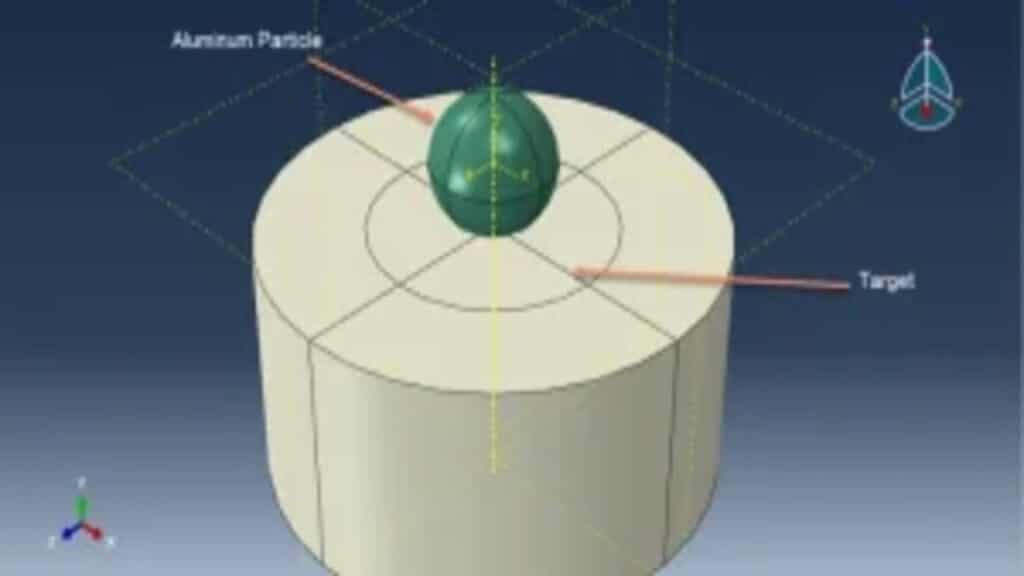 Cold spray deposition simulation in Abaqus using CEL method