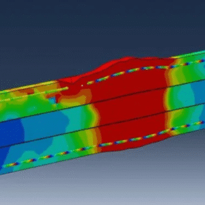 Abaqus simulation of concrete-encased CFST column under axial compression