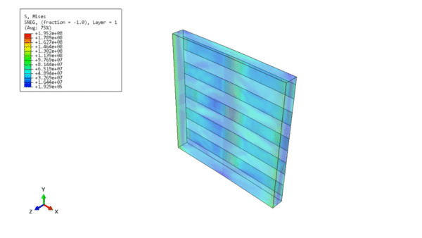 UHPC slab blast simulation in Abaqus