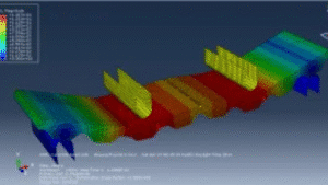 3-Simulation of a Profiled Steel Deck Composite Slab System Under Four-Point Bending Using Abaqus