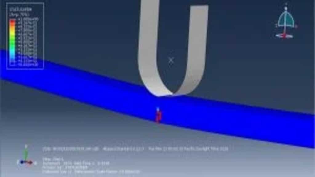 Wood concrete XFEM simulation in Abaqus