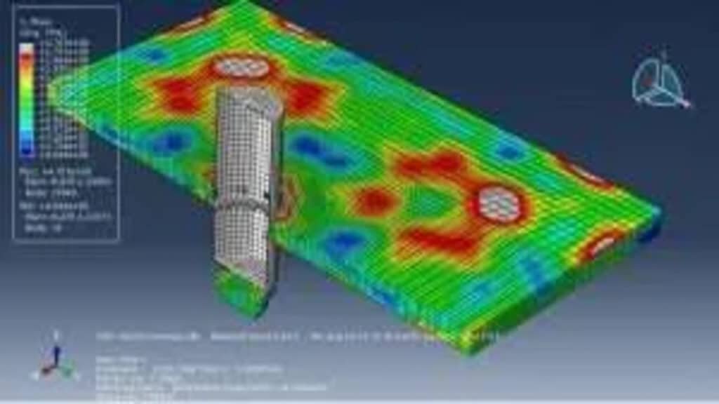Abaqus simulation of aluminum plate impact with different projectile nose shapes