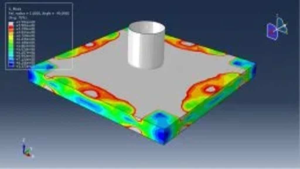 UHP-FRC damage simulation in Abaqus