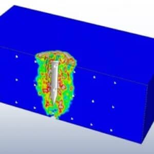 High-velocity impact simulation in Abaqus