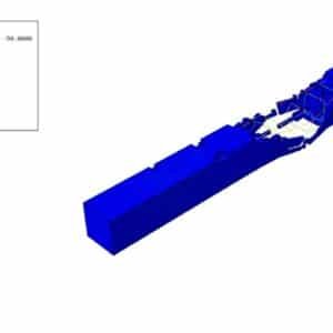 reinforced concrete column under blast load