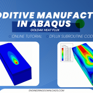 Additive Manufacturing simulation in Abaqus using the Goldak flux