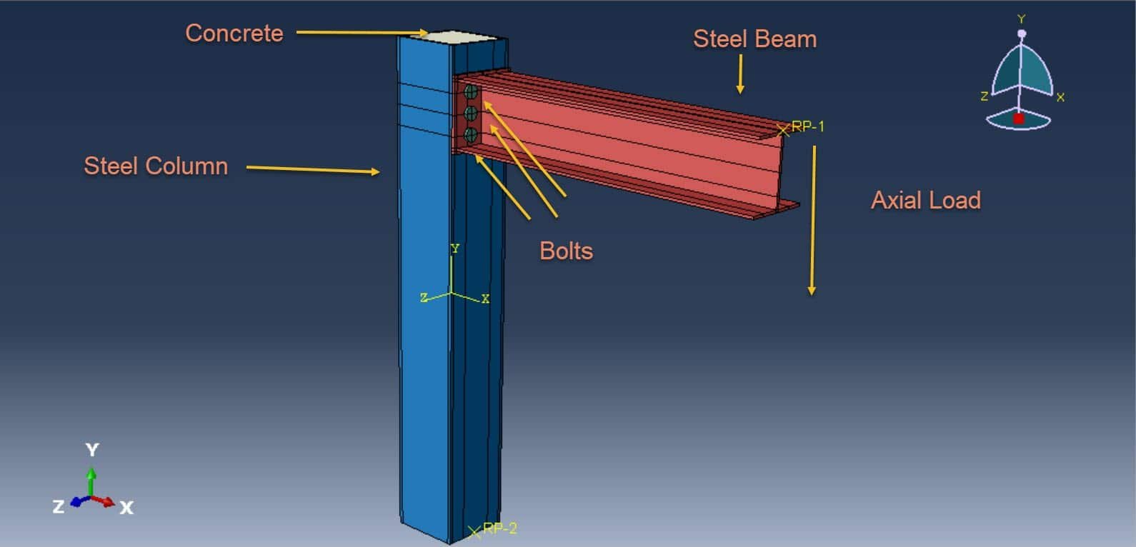 Dynamic failure and analysis of steel beam-to-CFST column connection with bolts