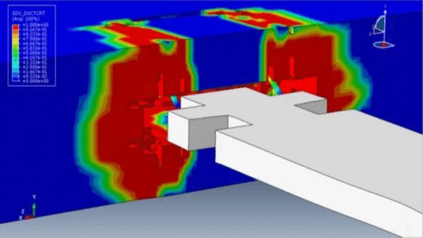 Dynamic Pullout Simulation of a Steel Plate from a Reinforced Concrete Beam in Abaqus