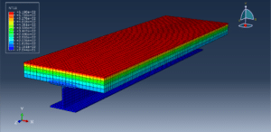 Heat transfer analysis of a RC slab