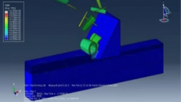 Simulation of the Chip Forming Process with Thermal Approach in ABAQUS