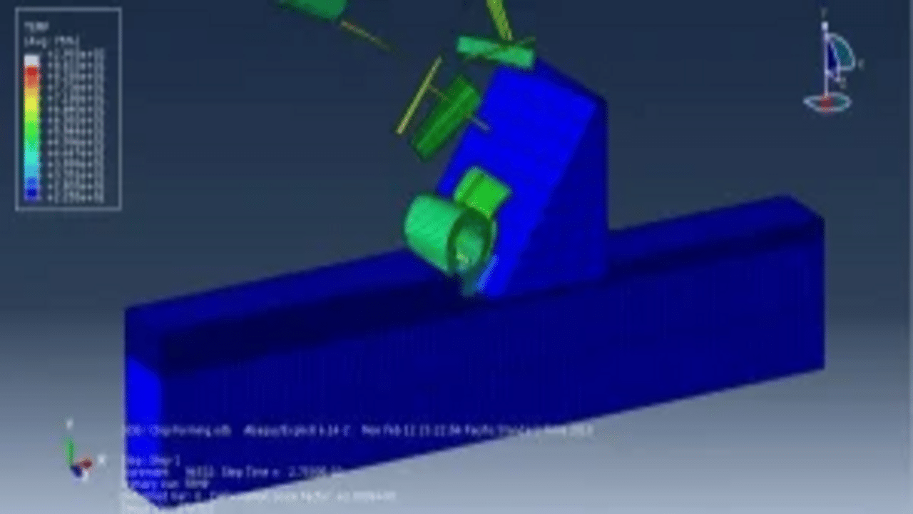 Simulation of the Chip Forming Process with Thermal Approach in ABAQUS