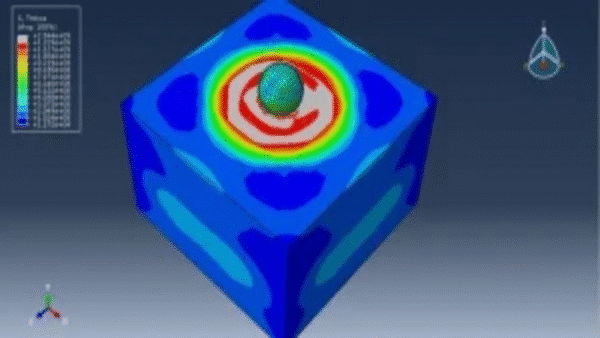 Simulation of the Cold Spray Process: Impact of Ceramic Particles on a Titanium Target Using Abaqus
