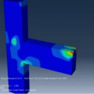 Simulation of Concrete Beam-Column Joints in Abaqus and Damage Analysis