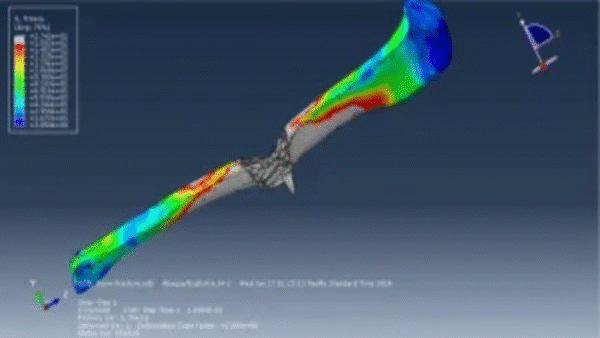 Simulating Femur Bone Fracture Under Rigid Body Impact Using Abaqus