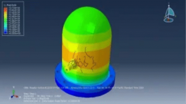 Simulation of XFEM Crack Growth in a Pressure Vessel Using ABAQUS