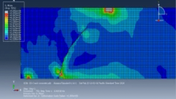 Simulation of Crack Growth in Concrete Using XFEM Procedure