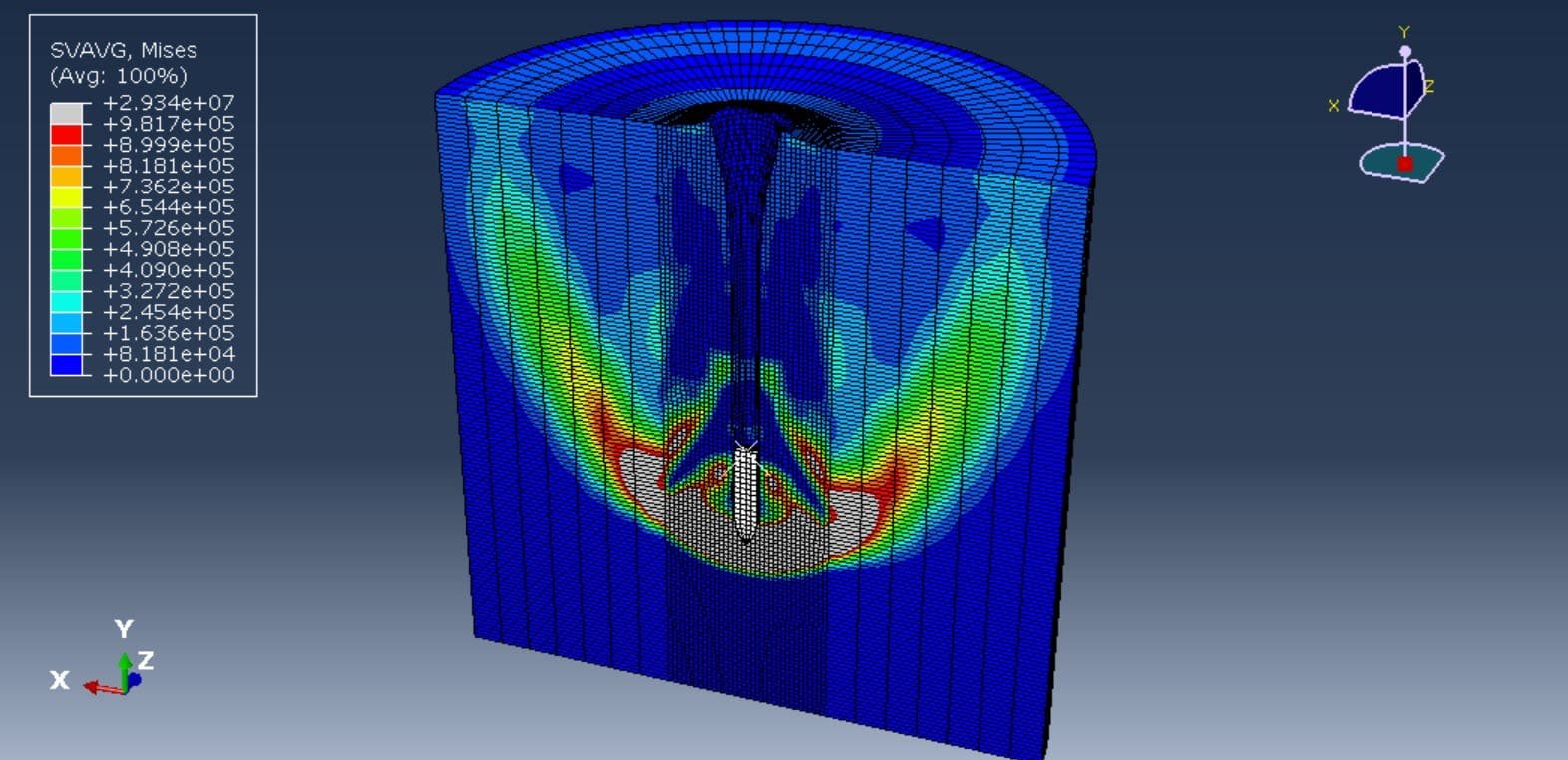 explicit large deformation