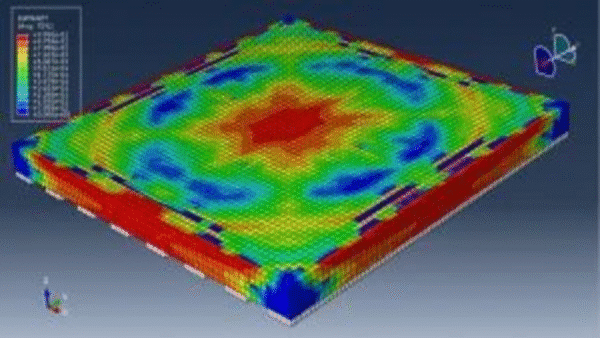 Sequential Air Blast Simulation on a CFRP-Reinforced Concrete Slab Using Abaqus