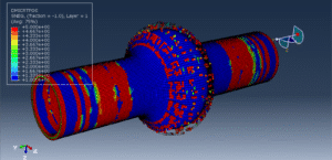 Damage in composite pipe