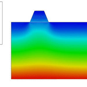 Abaqus saturated soil simulation of embankment construction