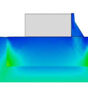Earthquake simulation of gravity dam with water-soil interaction in Abaqus