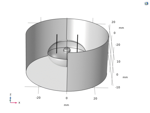 simulation laser treatment in comsol