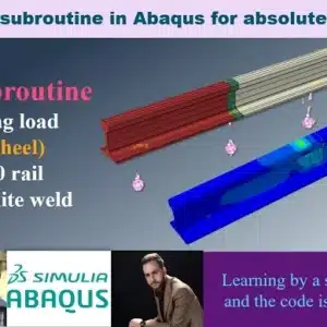 Dload Subroutine for moving load on rail