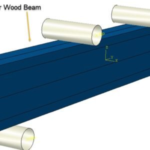 Reinforcement of Timber Beams with Steel Bars, Timber beam reinforcement in Abaqus simulation files