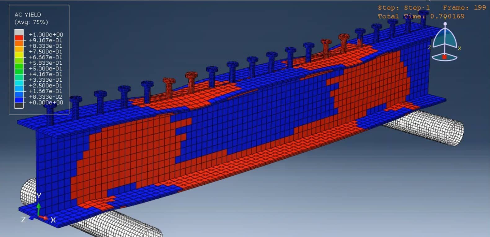 Steel concrete composite beam