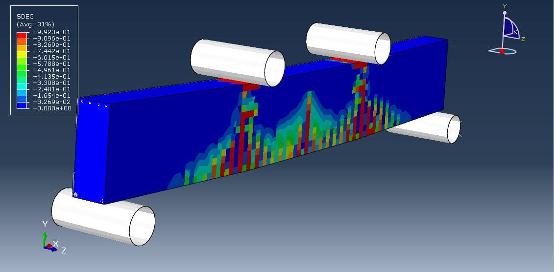 Concrete Beams Reinforced with Carbon Fiber Truss