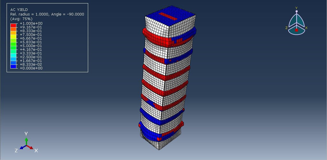 CFRP for seismic strengthening of shear controlled RC column