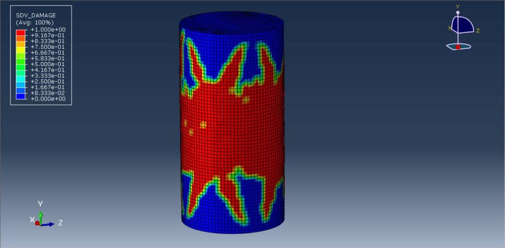 annealed glass under dynamic compression