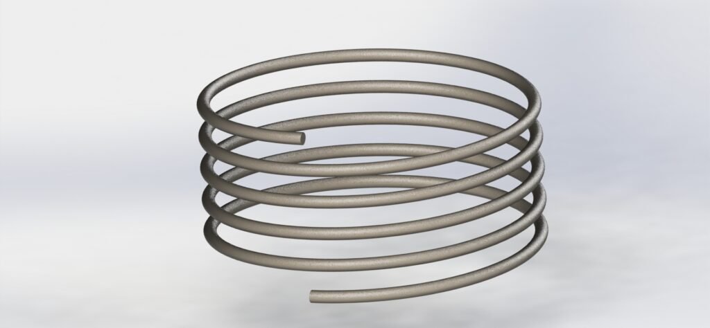 Explicit model of a spring