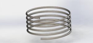 Explicit model of a spring