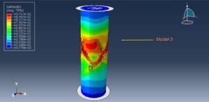 Simulation Concrete Cylinder Compression Test