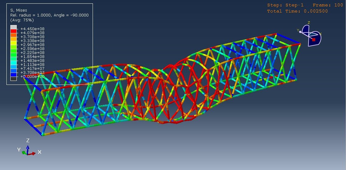 laced reinforced concrete with wood cover in Abaqus