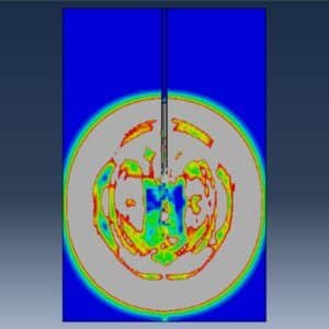 shock pressure analysis near blast hole Abaqus CEL tutorial