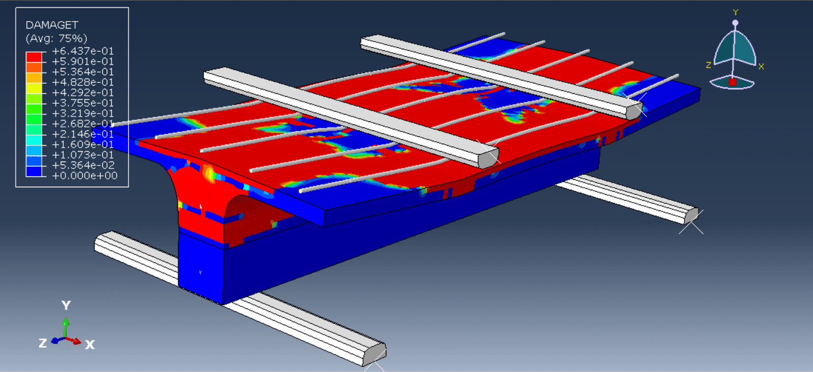 Composite slab system