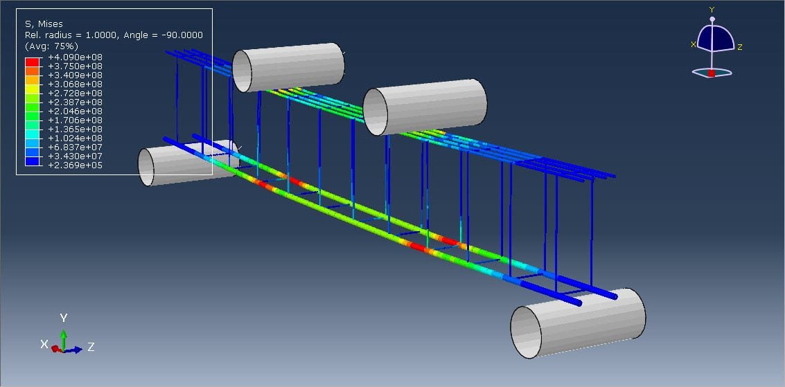 UHPC beam in Abaqus