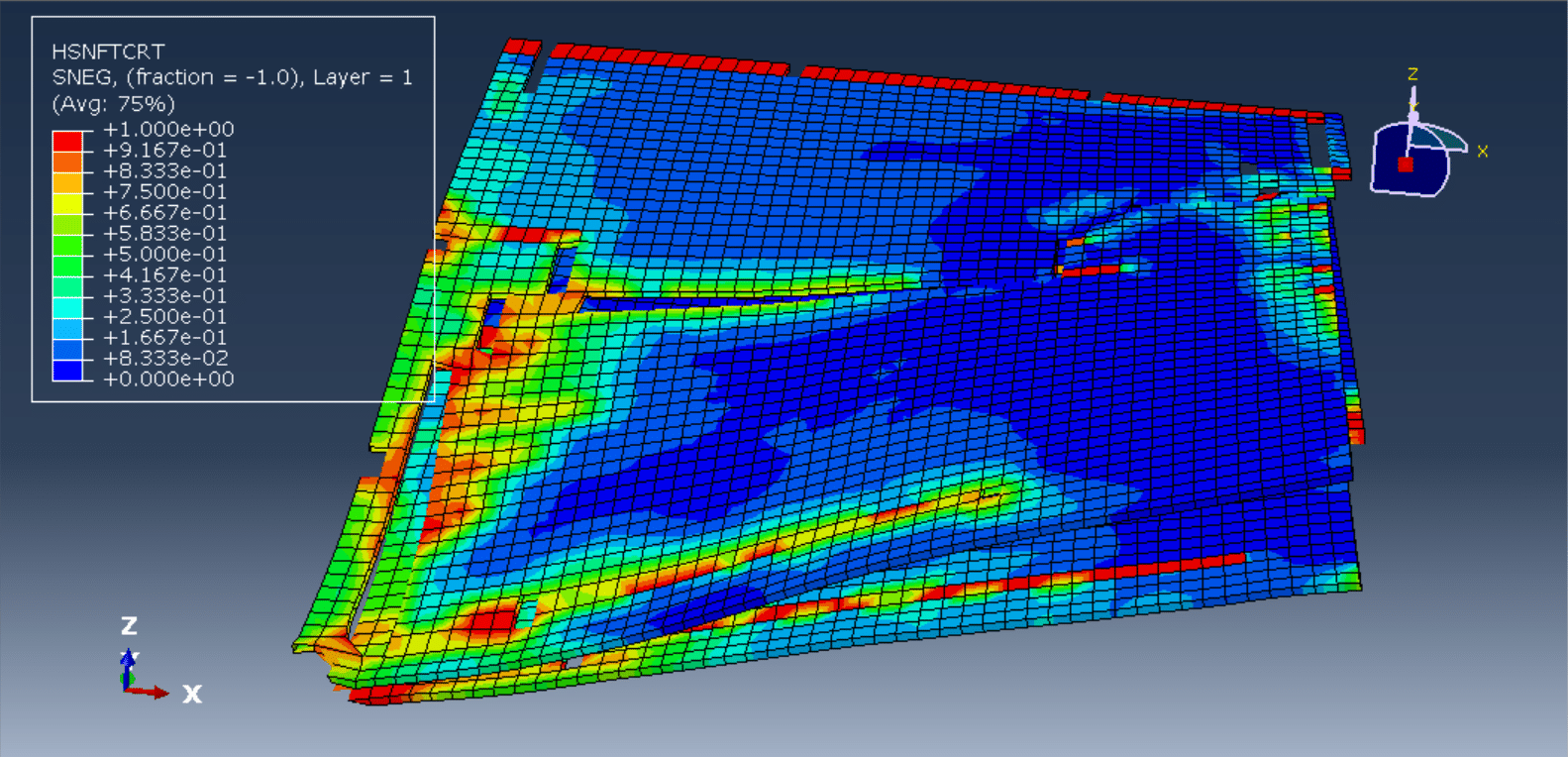 Abaqus air blast simulation