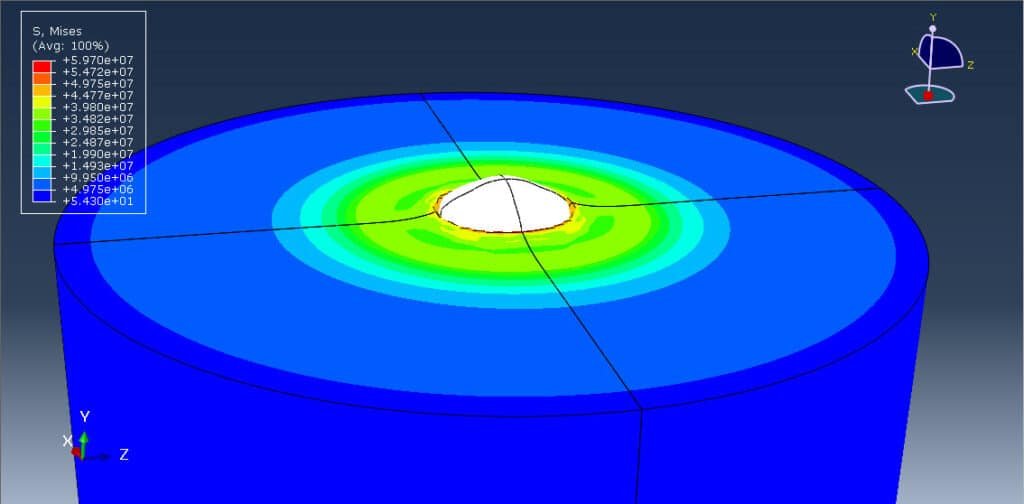 Cold spray analysis of an ABS particle with the CEL method