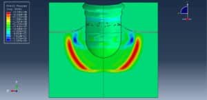 ice sheet subjected to underwater explosion load