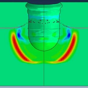 ice sheet subjected to underwater explosion load