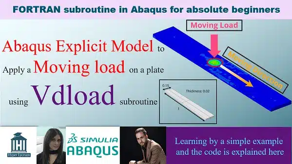 An Example for Vdload Subroutine in Abaqus Explicit Model