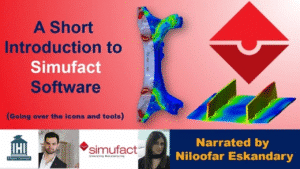 Simufact software interface showing simulation of welding and forming process