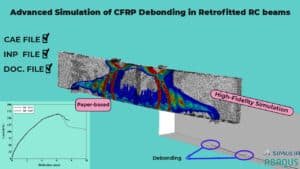 Advanced Abaqus Simulation Package: CFRP Debonding in Retrofitted RC Beams
