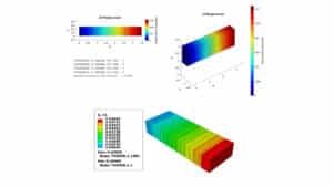 Finite element analysis of 3D structures with hyperelastic materials