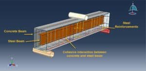 SRC structure beam bending test