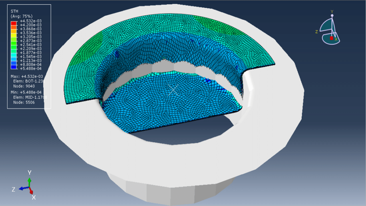 Simulation of Forming Process for Steel-CFRP-Steel Composite Plate