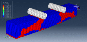 Sequential method fire analysis of timber beam